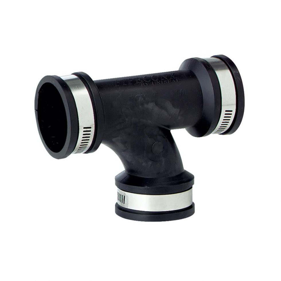 Fernco PQT150 Fernco Flexible PVC Repair Tee Family Hardware