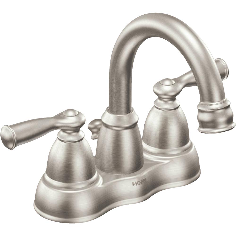 Moen Inc WS84913SRN Moen Banbury 2-Handle Hi-Arc Bathroom Faucet With