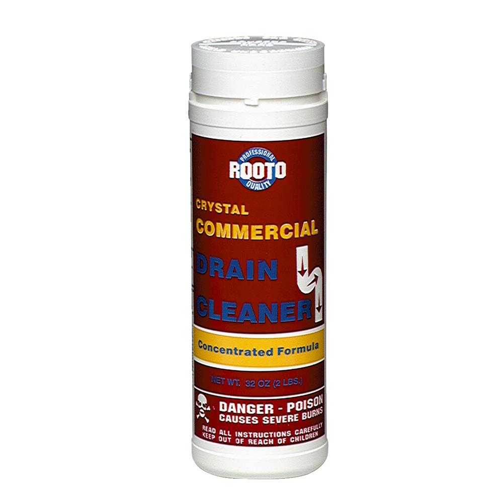 Rooto Corp. 1033 Rooto Commercial Crystal Drain Cleaner Family Hardware