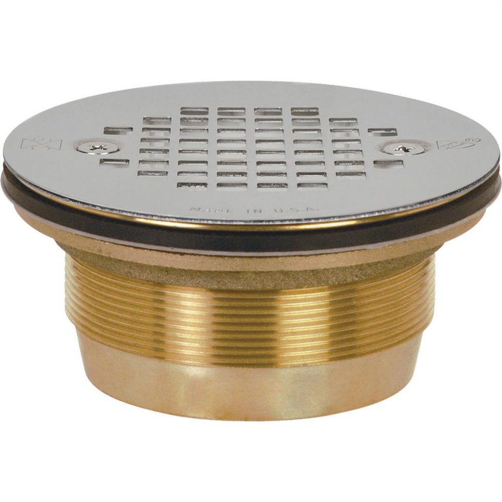 Sioux Chief 8272B Sioux Chief Brass NoCaulk Shower Drain Family