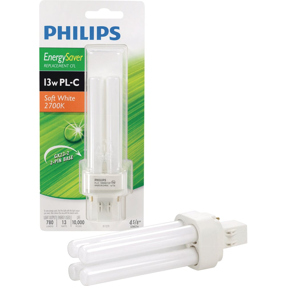 Philips Lighting Co 230391 Philips Energy Saver PLC GX23 CFL Light