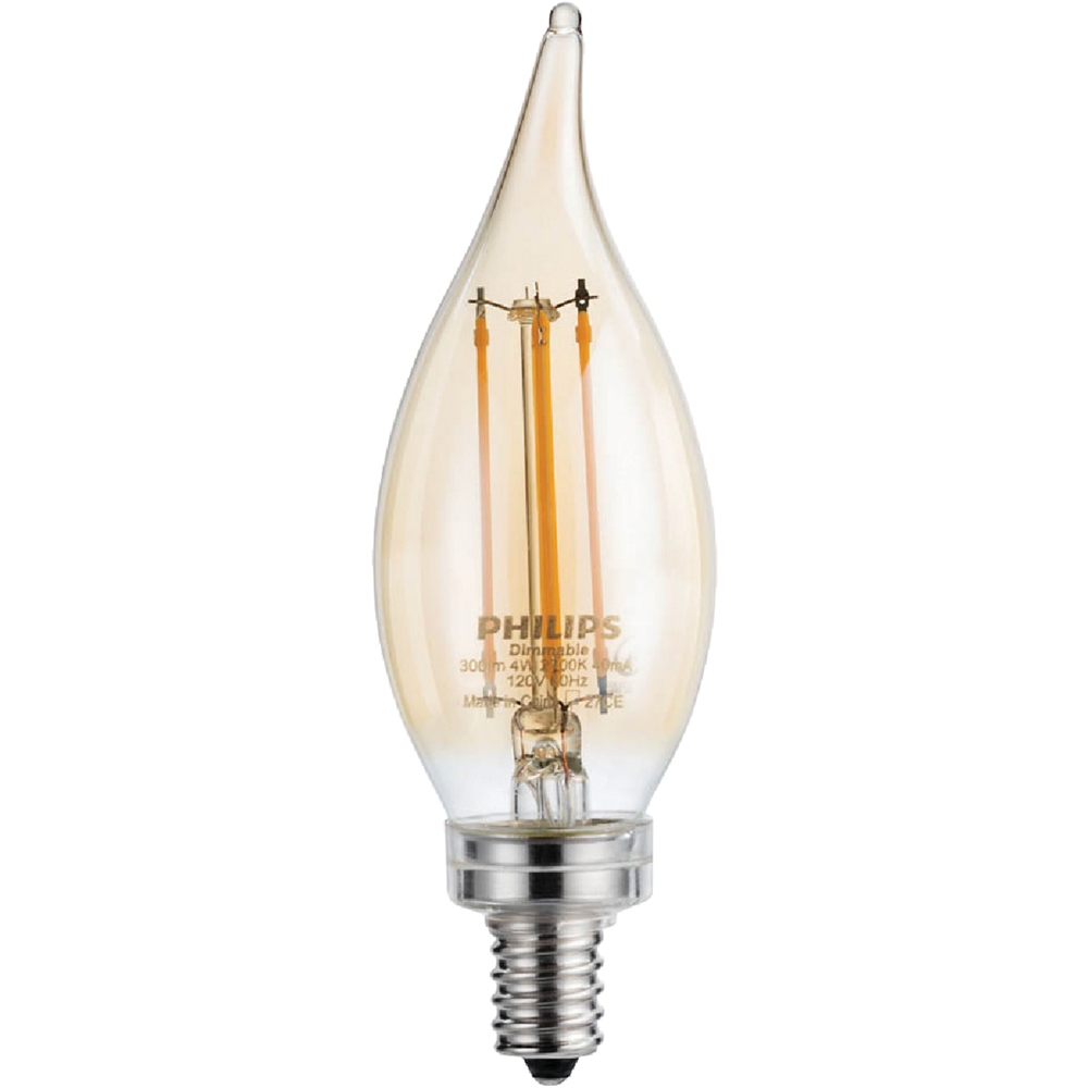 Philips Lighting Co 470773 Philips Vintage Edison Bent Tip B11