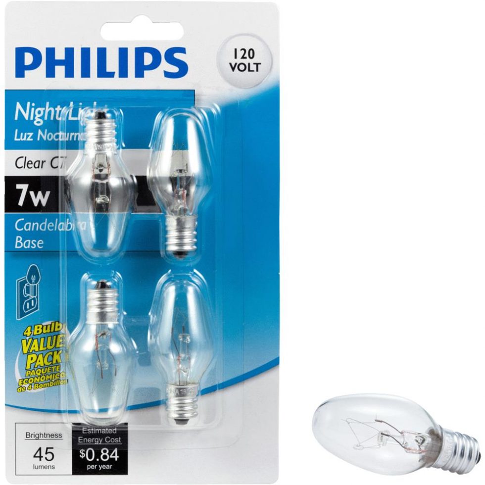 Philips Lighting Co 415463 Philips C7 Incandescent NightLight Bulb