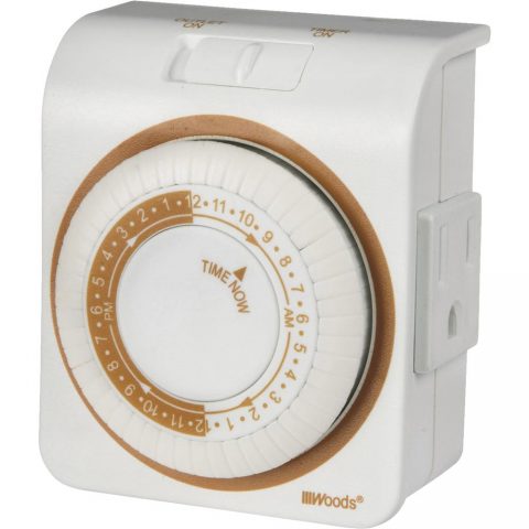 Woods Ind. 50001WD Woods Indoor Mechanical Timer - Family Hardware