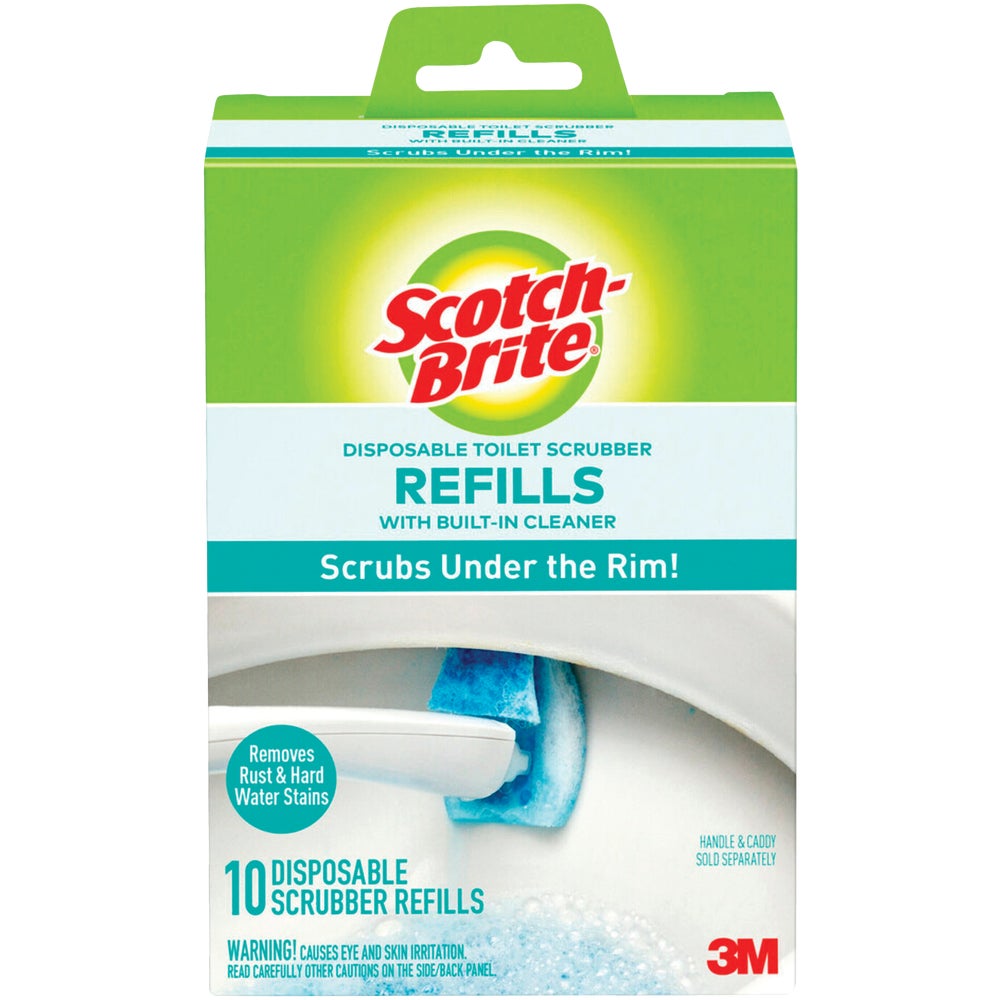 3M 558RF4 3M ScotchBrite Disposable Toilet Brush Refills Family