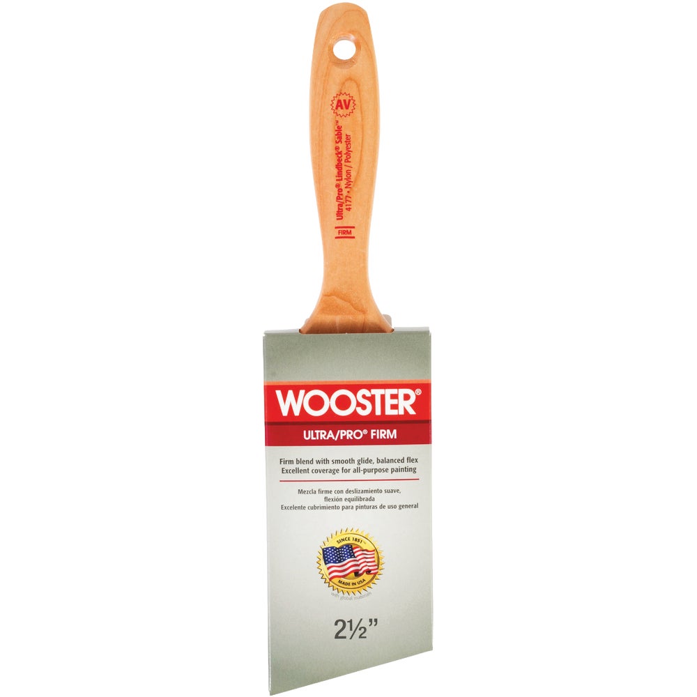 Wooster Brush 41772 1/2 Wooster Ultra/Pro Firm Nylon/Sable Polyester