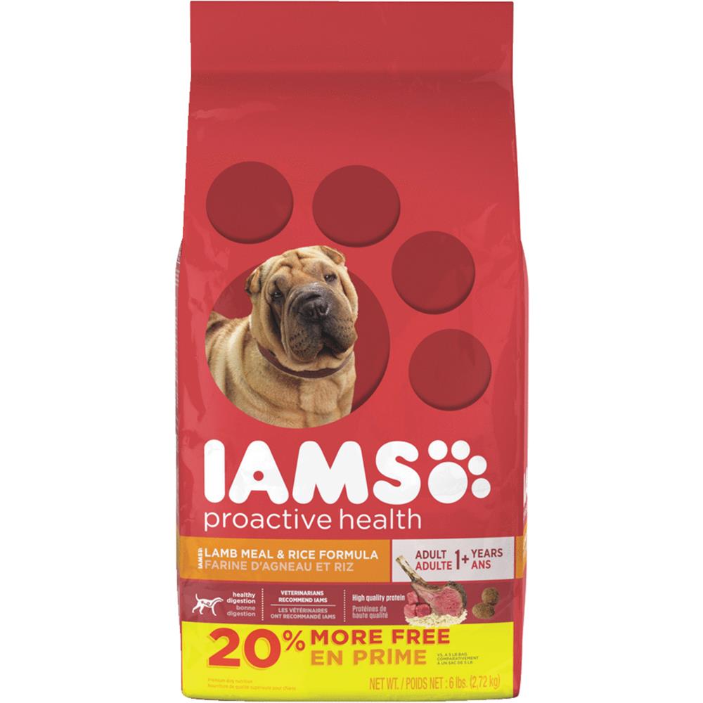 iams lamb and rice dog food