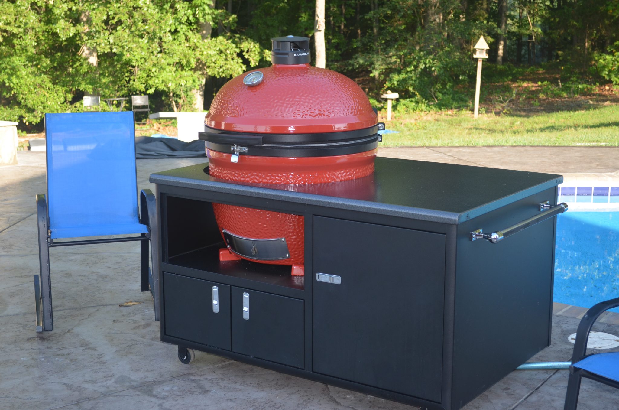 Challenger Designs 54" Torch Ceramic Grill Cart Family Hardware