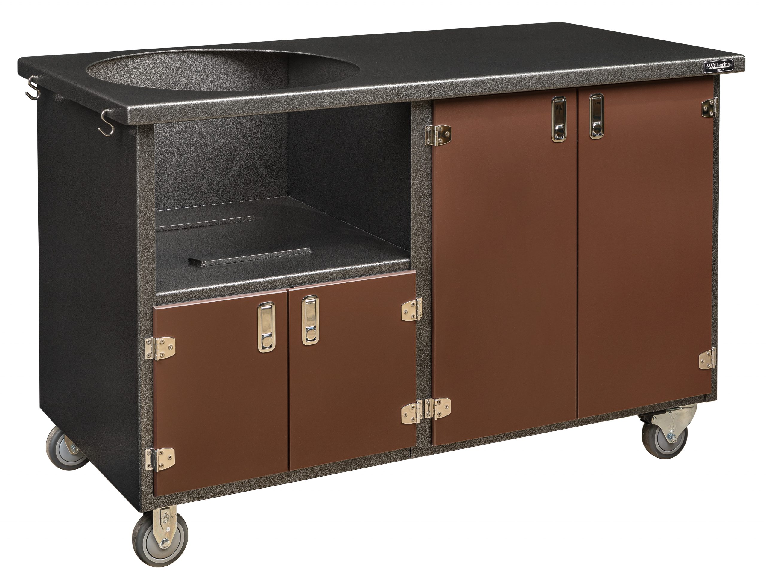 Big Green Egg / Kamado Joe 4 Door Deluxe Grill Cart Family Hardware