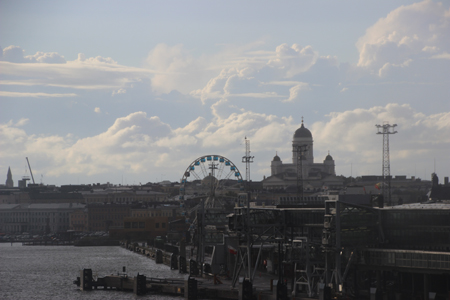 Helsinki skyline from the Central Terminal