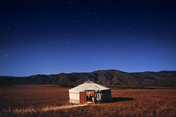 Private Gerscape in Jalman Meadows, Mongolia