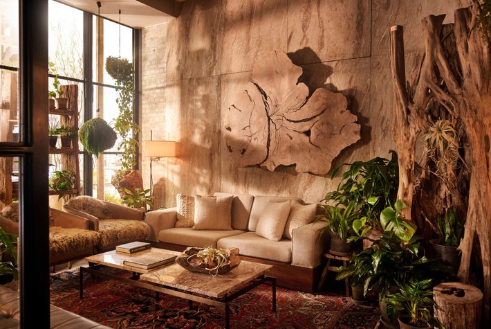 Lobby Seating at 1 Hotel Central Park.