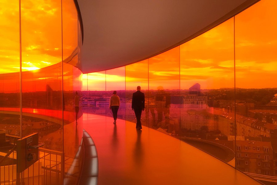 Aros Aarhus Art Museum in Aarhus, Denmark