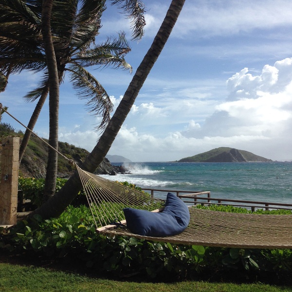 Hammock on Deadman's Beach, Peter Island, British Virgin Islands