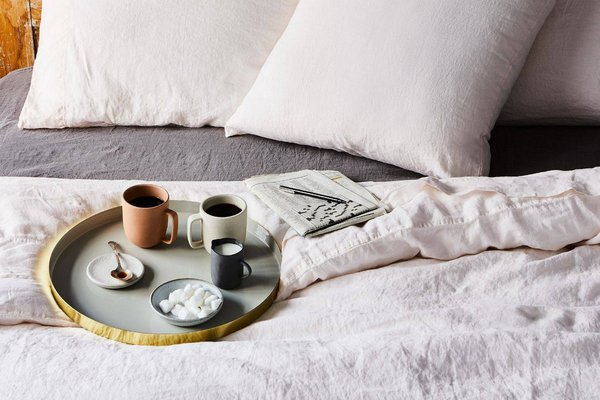 linen bedding from Food52