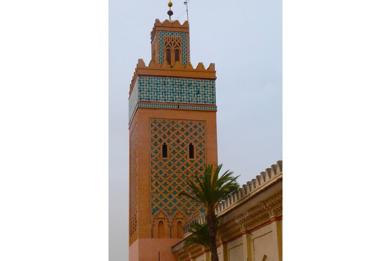 One of the many Minaret that you can see in Marrakech. Every day, they call the locals from this tower to take a moment to pray. All photos by Flavie Webster.