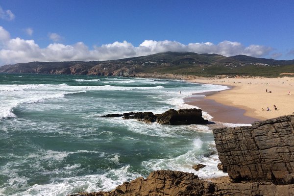Guincho beach, Cascais, Portugal.
