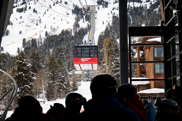 Skiing at Jackson Hole Mountain Resort.