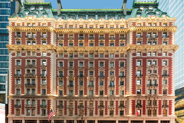 Facade of The Knickerbocker Hotel