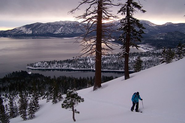 Snowshoeing in North Lake Tahoe.