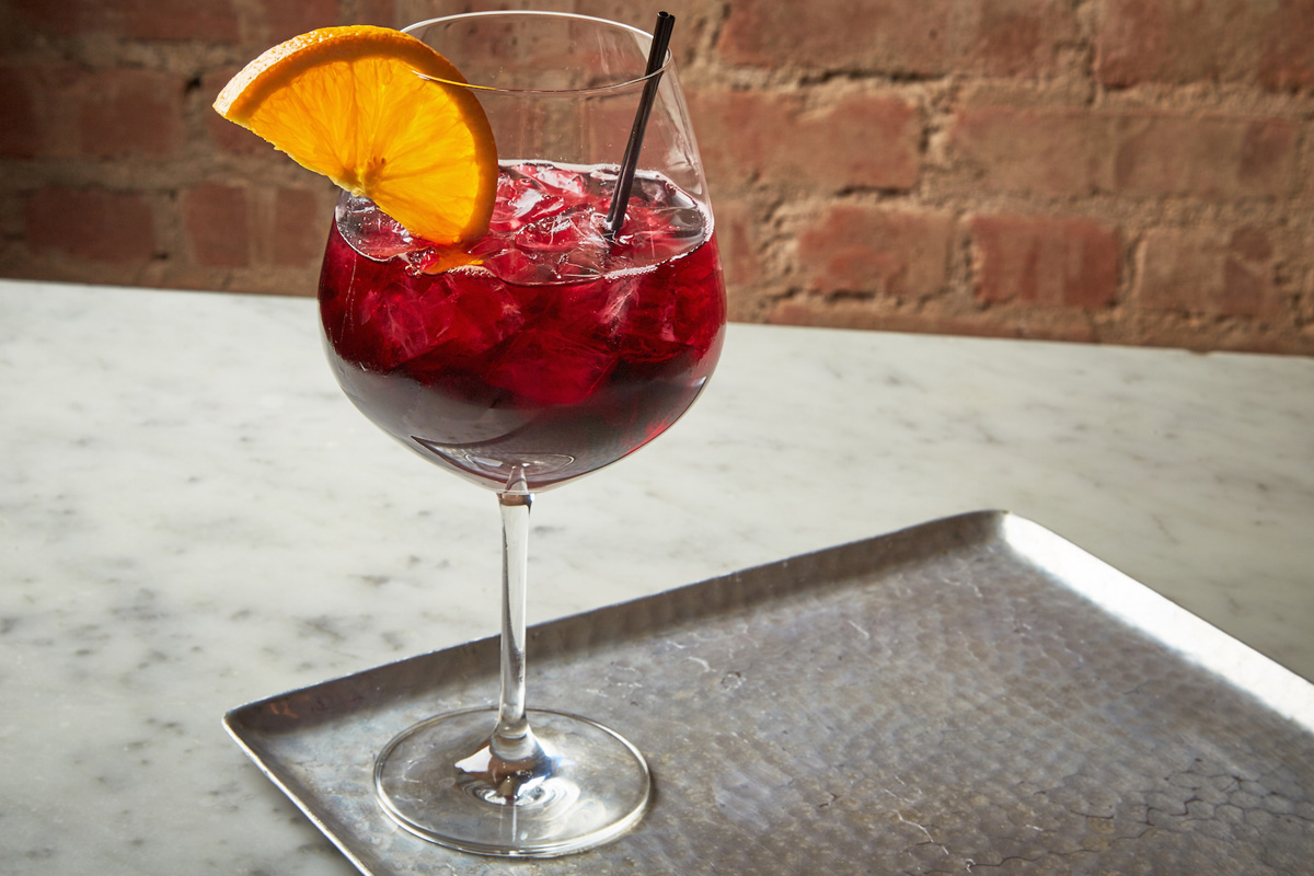 Italian Lambrusco Spritz