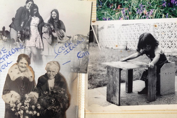 Liza Foreman family scrapbook