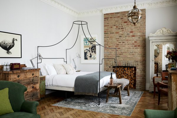 Inside the grand suite at Artist Residence London