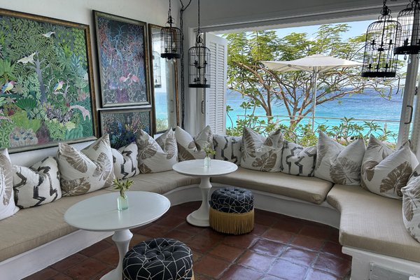 A view of the sea at Malliouhana in Anguilla.