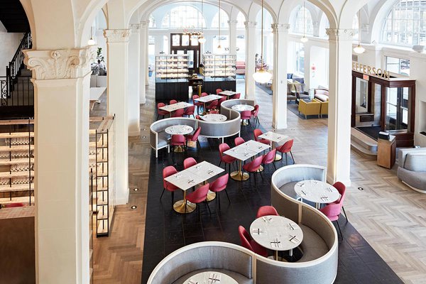 Maple and Pine restaurant at Quirk Hotel in Richmond, VA.