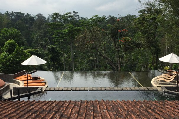 Pool at MesaStila, Java, Indonesia.