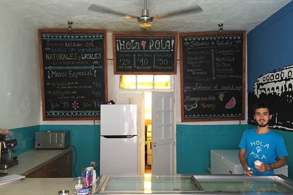 hispanic ice cream shop
