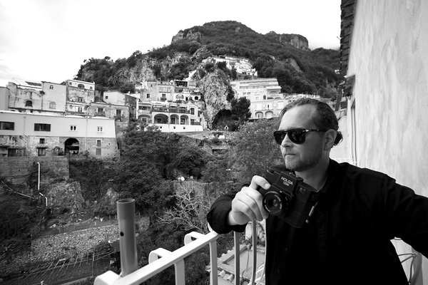 Robert Malmberg in Positano.