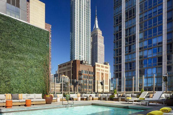 Royalton Park Avenue rooftop pool.