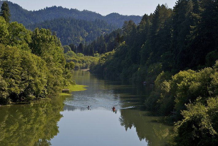 Russian River, Sonoma County.