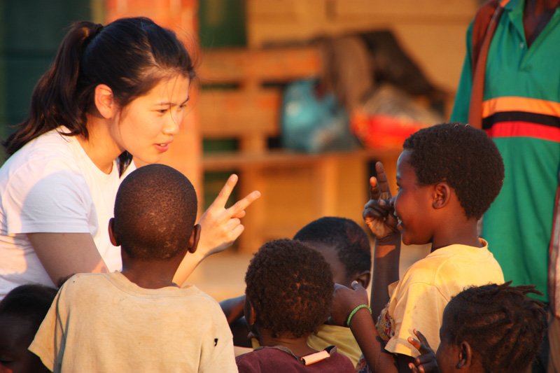 Spark Staff with Kids