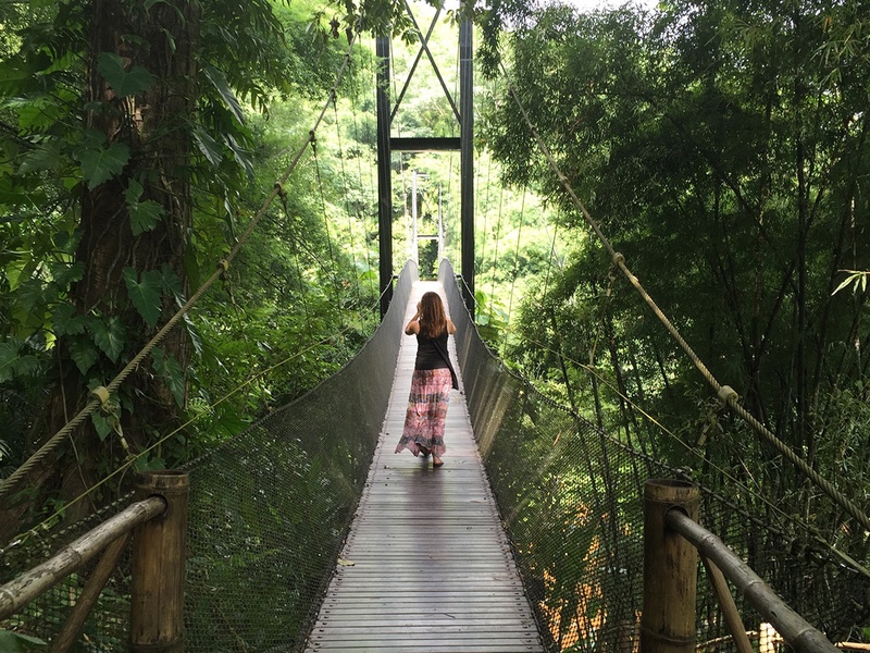 Suspension Bridge at Four Seasons Tented Camp