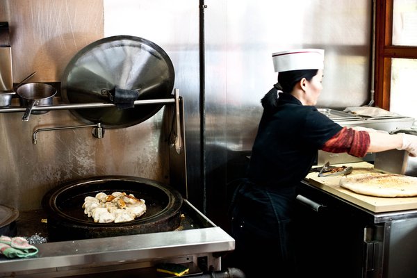 Kitchen at Vanessa's Dumpling House.