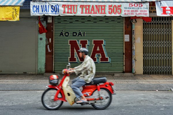Chinatown in Saigon, Vietnam