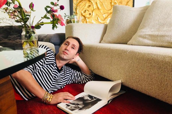 Adir Abergel in his Los Angeles home.