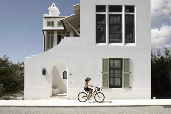 Bike riding in Alys Beach, Florida