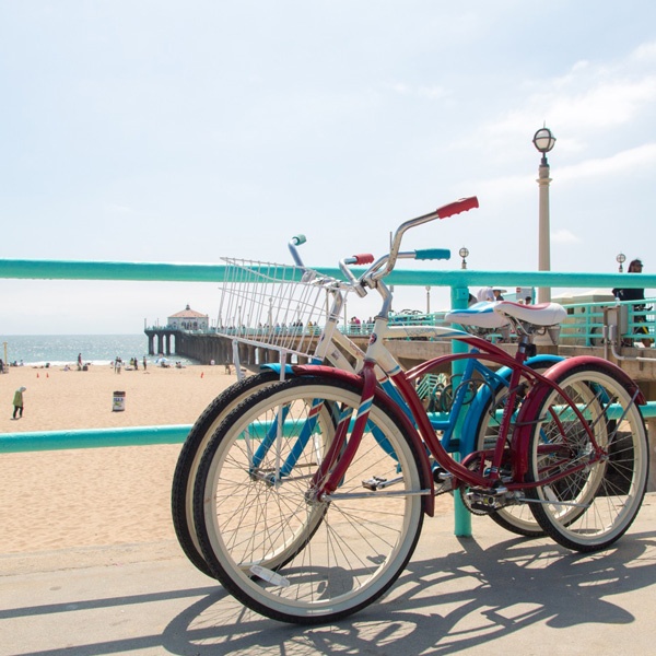 Bikes on the pier