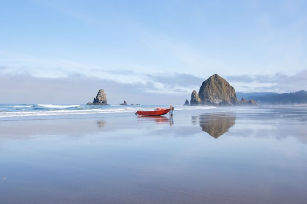 Cannon Beach on the Oregon coast.