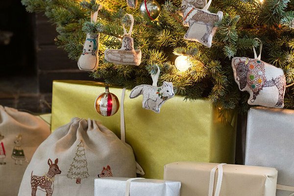 Coral and Tusk ornaments