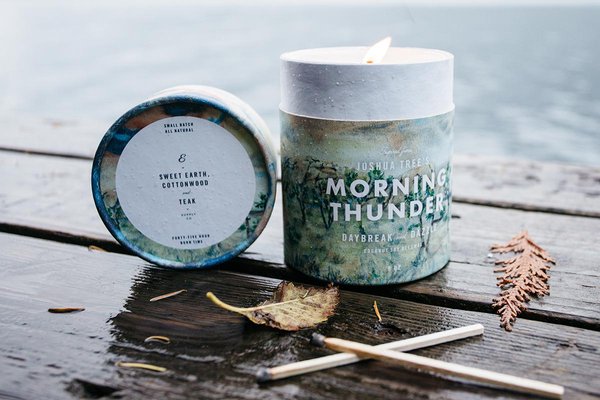 Ethics Supply Co. Joshua Trees Morning Thunder Candle