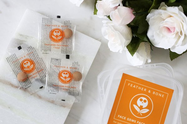 Feather & Bone Face Gems Face Wash