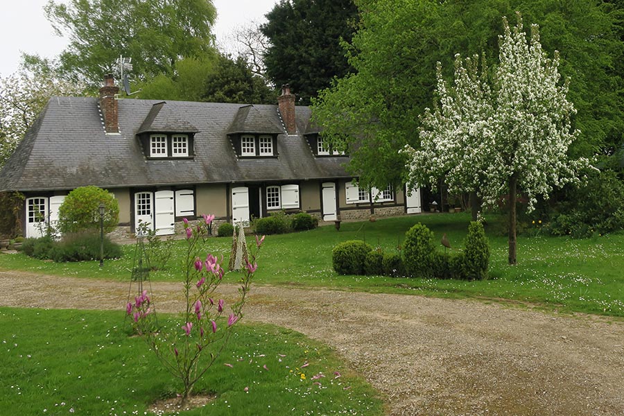 Usha's home in Le Heron, France