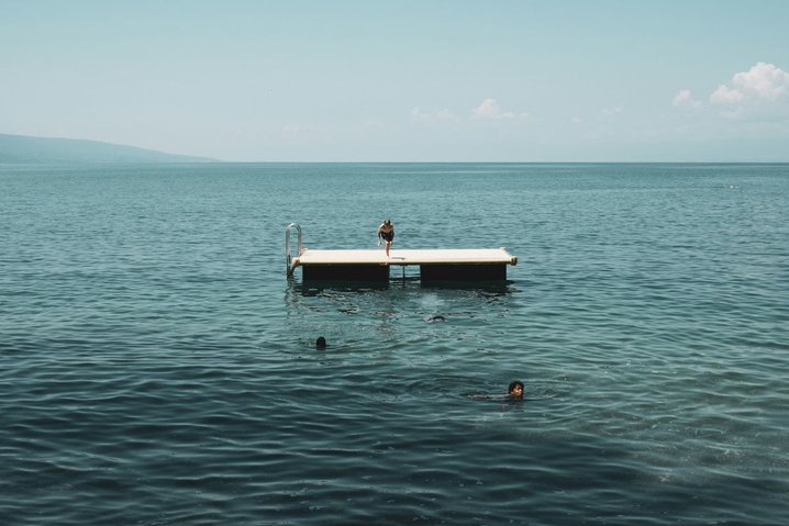 Swimming in Switzerland
