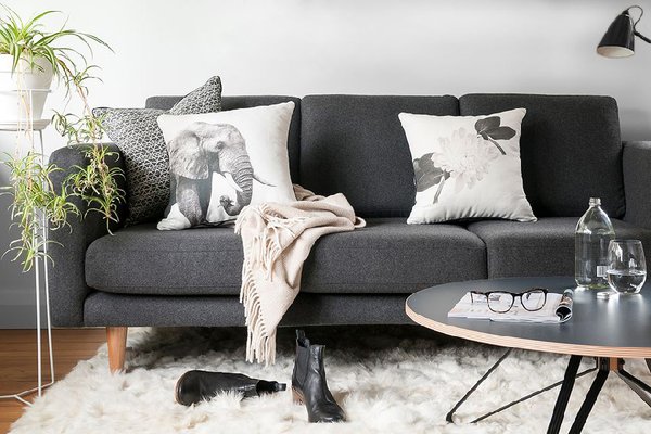 Hector Rose Throw Rug