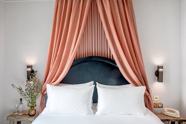 Hotel Grands Boulevards guest room - Paris, France