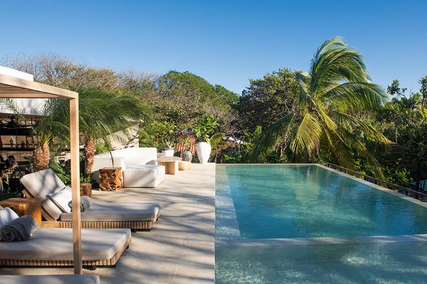 Silvestre's rooftop pool in Nosara, Costa Rica